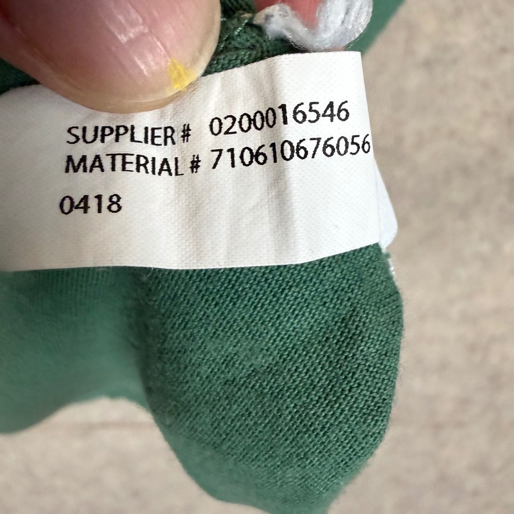 Polo Ralph Lauren V-Neck Shirt M 20x26 Classic Pony Green Short Sleeve Preppy - Picture 7 of 11